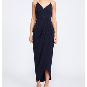 Shona Joy Core Cocktail Dress Navy